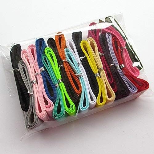 Chenkou Craft Assorted of 20 Yards Grosgrain Ribbon Total 20 Colors Mix Lots Bulk (1"(25mm)), Multicolor - Image 4