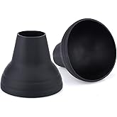 VisnzvLux Pickleball Ball Retriever Silicone Pickleball Grabber and Picker 2 Pack Black Premium Pickleball Accessory