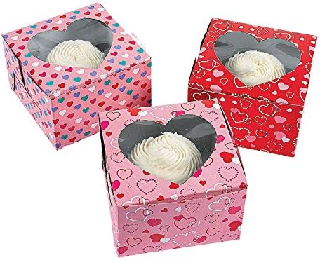 Fun Express Valentine's Day Cupcake Boxes
