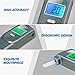GDbow Breathalyzer Portable Alcohol Tester Recording Recent 32 Results with 5 Mouthpieces -Grey