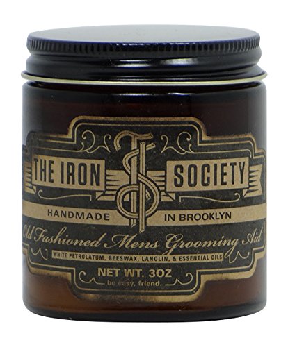 The Iron Society Old Fashioned Men's Grooming Aid Hair Pomade