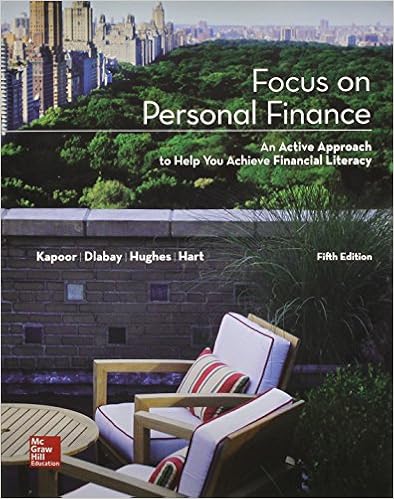 Focus On Personal Finance With Connect Access Card With Learnsmart Kapoor Jack Dlabay Les Hughes Robert J 9781259407680 Books