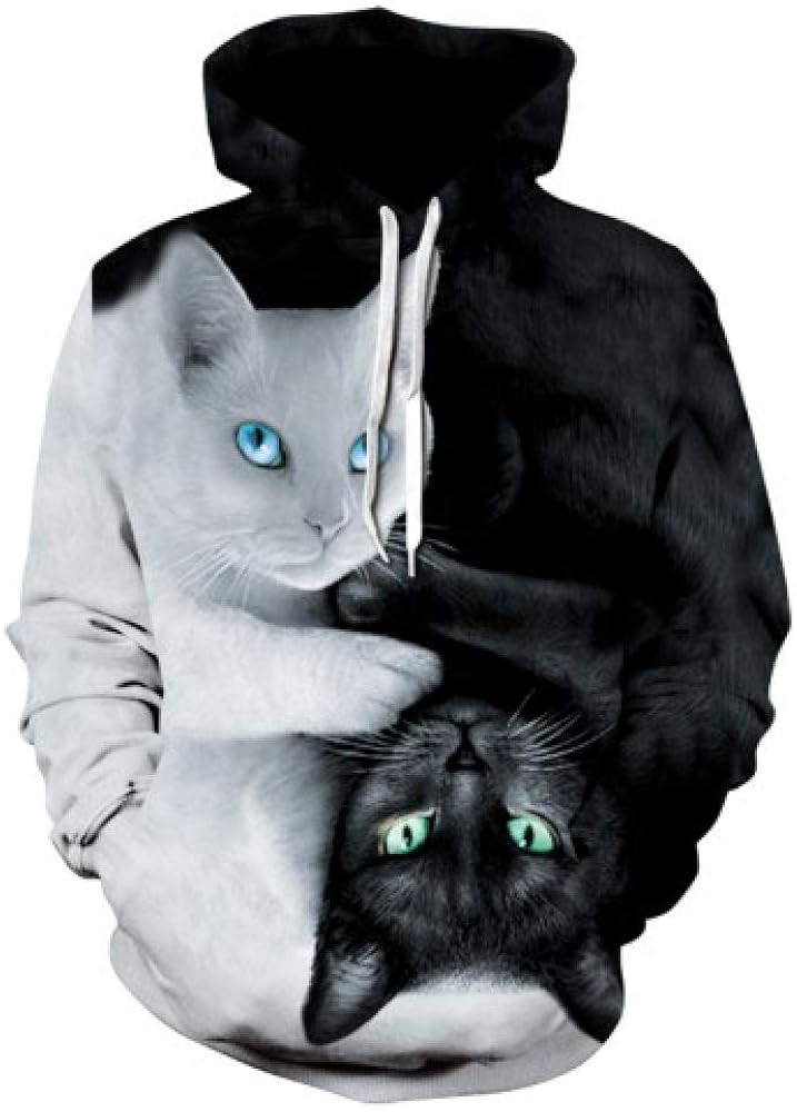 Black animal hoodie Clearance