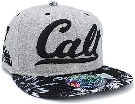 LAFSQ Embroidered CALI with California MAP Snapback Cap