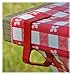 Camco Tablecloth Clamps - Secures Tablecloth onto Table in Windy Conditions, Great for Patio and Park Bench Tables - 4 Pack Red (44003)