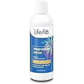 Life-flo Magnesium Lotion, Vanilla Scent - Relief and Relaxation with Magnesium Chloride from The Zechstein Seabed - Dermatol