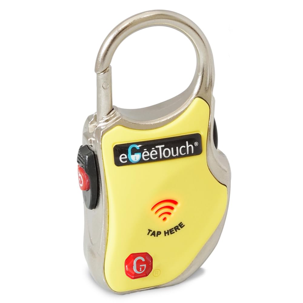 eGeeTouch Smart Travel Padlock with Patented Dual