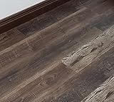 Turtle Bay Floors Waterproof Click WPC Flooring - Rich, Reclaimed Barnwood-Look Floating Floor - Choose from 2 Colors/Grades (Sample, Bozeman)