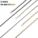 3 Pieces Handbag Purse Replacement Chains Metal Bag Straps Replacement Bag Chains Accessories for Lady's Bag Purse Handbags Favors, 3 Colors (23.6 Inch Length)