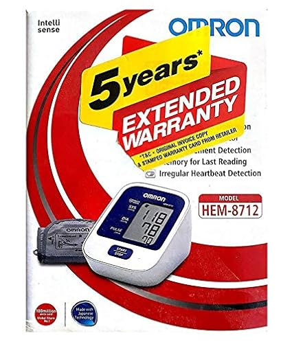 Amazon.com: Omron HEM 8712 Blood Pressure Monitor: Health & Personal Care