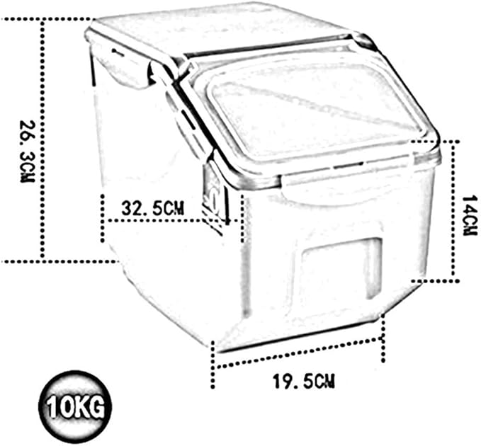 MU Caja de Almacenamiento portátil para Uso doméstico Madera Maciza, a