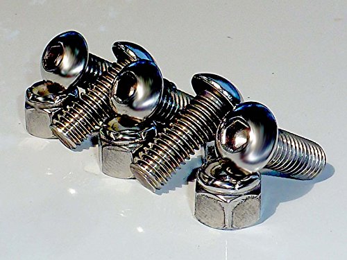 Harley Rear Disk Brake Bolt Set (Laced Wheel) - Stainless Steel