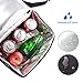 VOMONO Large Insulated Lunch Bag Double Decker Cooler with 2 Ice Packs Cooler Tote Bag with 50'' Shoulder Strap Waterproof Meal Prep Bento Box for Men, Women