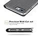 iPhone 8 Plus Case, iPhone 7 Plus Case, Premium Leather PU Flip Folio Wallet Case with View Window Stand Kicstand Card Holder Magnetic Closure TPU Bumper Full Cover Slim Leather Case Feitenn - Gray