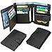 Admetus Mens Wallet Soft Genuine Leather Trifold Wallet for Men Card Holder Coin Purse gift Box Black 2