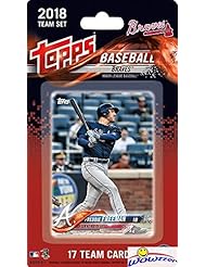 Atlanta Braves 2018 Topps Baseball EXCLUSIVE Special Limited Edition 17 Card Complete Team Set with OZZIE ALBIES ROOKIE,Freddie Freeman & Many More Stars & Rookies! Shipped in Bubble Mailer! WOWZZER!