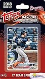 Atlanta Braves 2018 Topps Baseball EXCLUSIVE Special Limited Edition 17 Card Complete Team Set with OZZIE ALBIES ROOKIE,Freddie Freeman & Many More Stars & Rookies! Shipped in Bubble Mailer! WOWZZER!