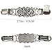 SIYWINA Sweater Clips for Cardigans Women Dress Clips Back Cinch Shawl Cloak Clasp Jacket