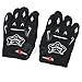 TCMT Dot Youth & Kids Motocross Offroad Street Helmet Black Skull Motorcycle Helmet White Dirt Bike Dirt Bike Helmet+Goggles+gloves (XL, black)