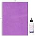 Aurorae Yoga Mat Wash Cleaner. Aromatherapy Essential Oil. Free Microfiber Cleaning Towel Included with Lavender, Citrus and Eucalyptus Only