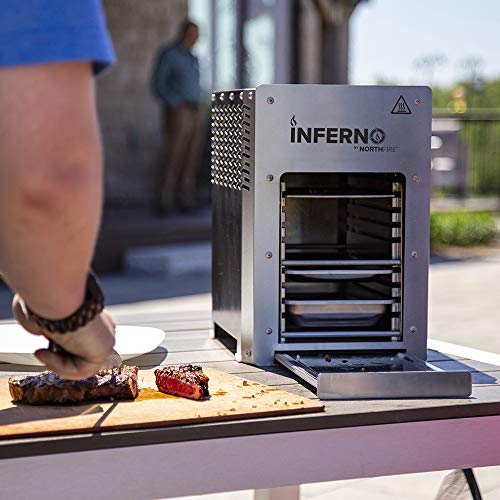 Northfire Inferno Single Propane Infrared Grill, Silver Pricepulse