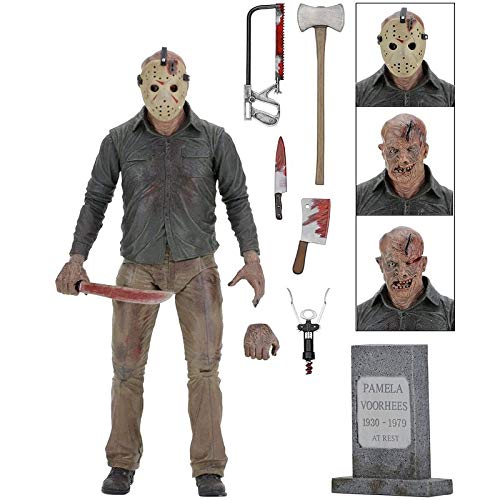 Jason Part 4 Action Figure Voorhees 1/4 Scale 7 Inch Toy Gift in