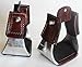 Horse Saddle SS Aluminium Western Stirrups Pair 4-1/2″ Wide 3″ Neck 51133BRthumb 1