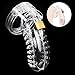 Male Chastitiy Cage, Enlove Chastity Device Locked Cage Adjustable Size Male BDSM Adult Sex Toy for Men