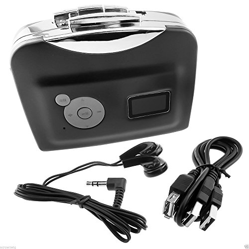 Autoor Ezcap 230 Portable USB Tape Converter Stereo Cassette Tape-to-MP3 Player Auto Version