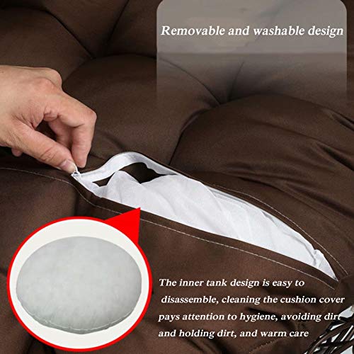 CanKun Hängesessel Kissen, Schaukel Hängendes Ei Rattan Stuhl Kissen 100% Baumwolle Hängesessel Indoor Kissen Waschbar… – Bild 5