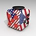 Ratoop Fidget Cube Relieves Stress and Anxiety Attention Toy for Work, Class, Home (Flag)