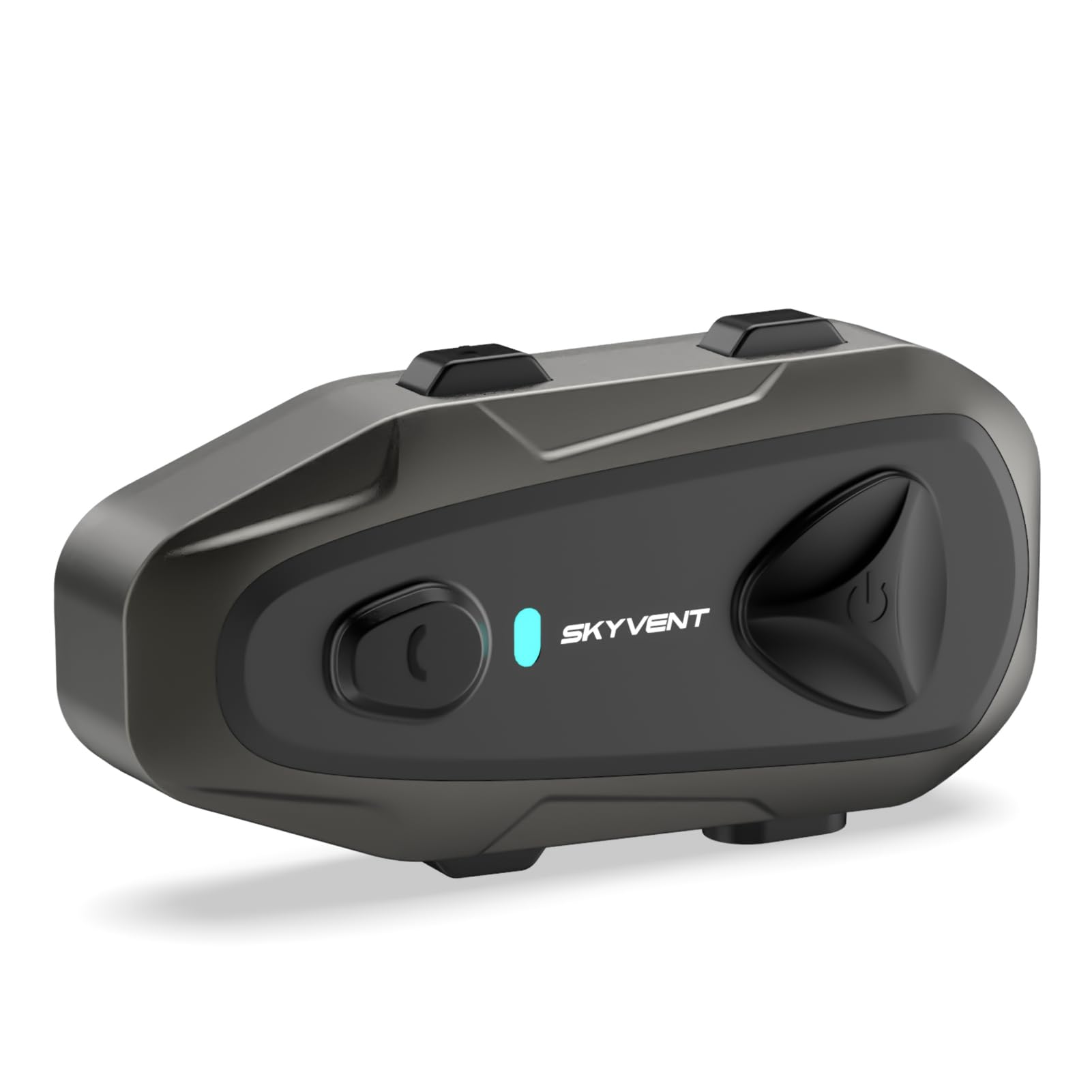 Photo 1 of EJEAS E1 Motorcycle Helmet Bluetooth Headset, Bluetooth 5.3 Helmet Speaker with Noise Reduction and IP65 Waterproof, Voice Assistant and Hands-Free Calling for Single Rider Use