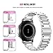 Oitom Stainless Steel Bands for Galaxy Watch 46mm Galaxy S3 Classic/Frontier,22mm Premium Metal Replacement Band(Silver)