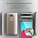 Ringke Fusion Compatible with LG G4 Case Crystal Clear PC Back TPU Bumper with Screen Protector Drop Protection, Shock Absorption Technology (Attached Dust Cap) for LG G4 - Clear