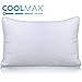 Cooling Shredded Memory Foam Bed Pillow for Sleeping - Thick Thin Adjustable - Pillow for Side Back Sleepers with Reversible Cool Cotton Case - Soft Firm Support for Therapeutic Neck Pain, Queen