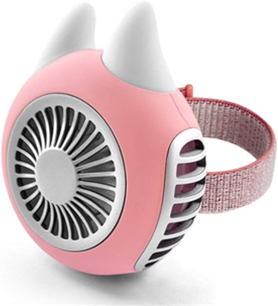 Fan, USB Charging Fan Wrist Adjustable Table Band Style Ring Fan