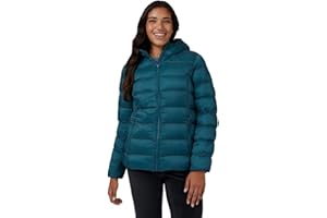 32 Degrees Women's Lightweight Recycled Poly-Fill Packable Hooded Jacket | Zippered Pockets | Water Repellent