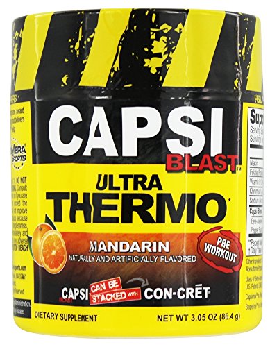 Con-Cret Capsi Blast - Ultra Thermo - Pre-Workout - Mandarin - 48 Servings Con-Cret Capsi Blast - Ultra Thermo - Pre-Workout - Mandarin - 48 Servings