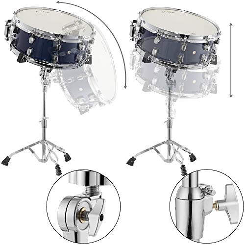 Ashthorpe Snare Drum Set with Remo Head (Blue) Student Beginner Kit