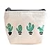Womail Women Cute Zipper Wallet Card Coin Change Holder Handbags Cactus Series (White)