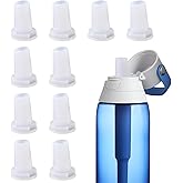 10 Pack Water Bottle Mouthpiece Replacement Compatible with Brita Bottle, Silicone Water Bottles Mouthpiece Replacement, Compatible with Brita Filter Water Bottle & Stainless Steel Bottles Parts