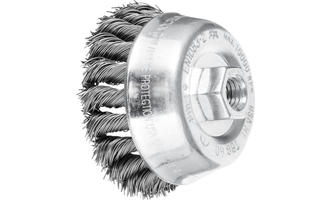 PFERD 43306031 Brush TBG 80/M14 ST 0.50 SG - Steel Wire, Knotted, 1 Count — image 1
