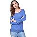 vanberfia Women's Tops Long Sleeve O Neck T-Shirt