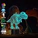 FULLOSUN Night Light for Kids Dinosaur T-rex 3D Night Light Bedside Lamp 16 Colors Changing with Remote Control, Xmas Halloween Birthday Gift for Child Baby Boy
