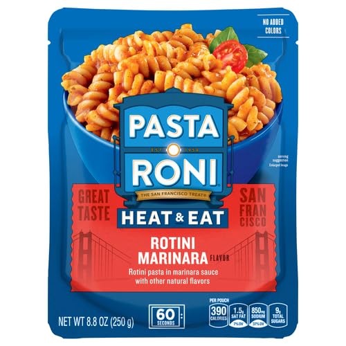 PASTA RONI HEAT & EAT PENNE MARINARA, 8.8 OZ