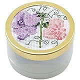 Herrschners-April-Sweet-Pea-Music-Box-Counted-CrossStitch-Kit