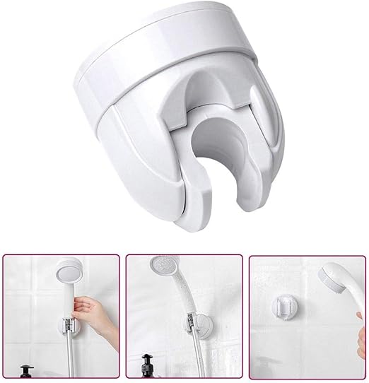 Volwco Soporte Para Cabezal De Ducha Montaje En Pared Tiras