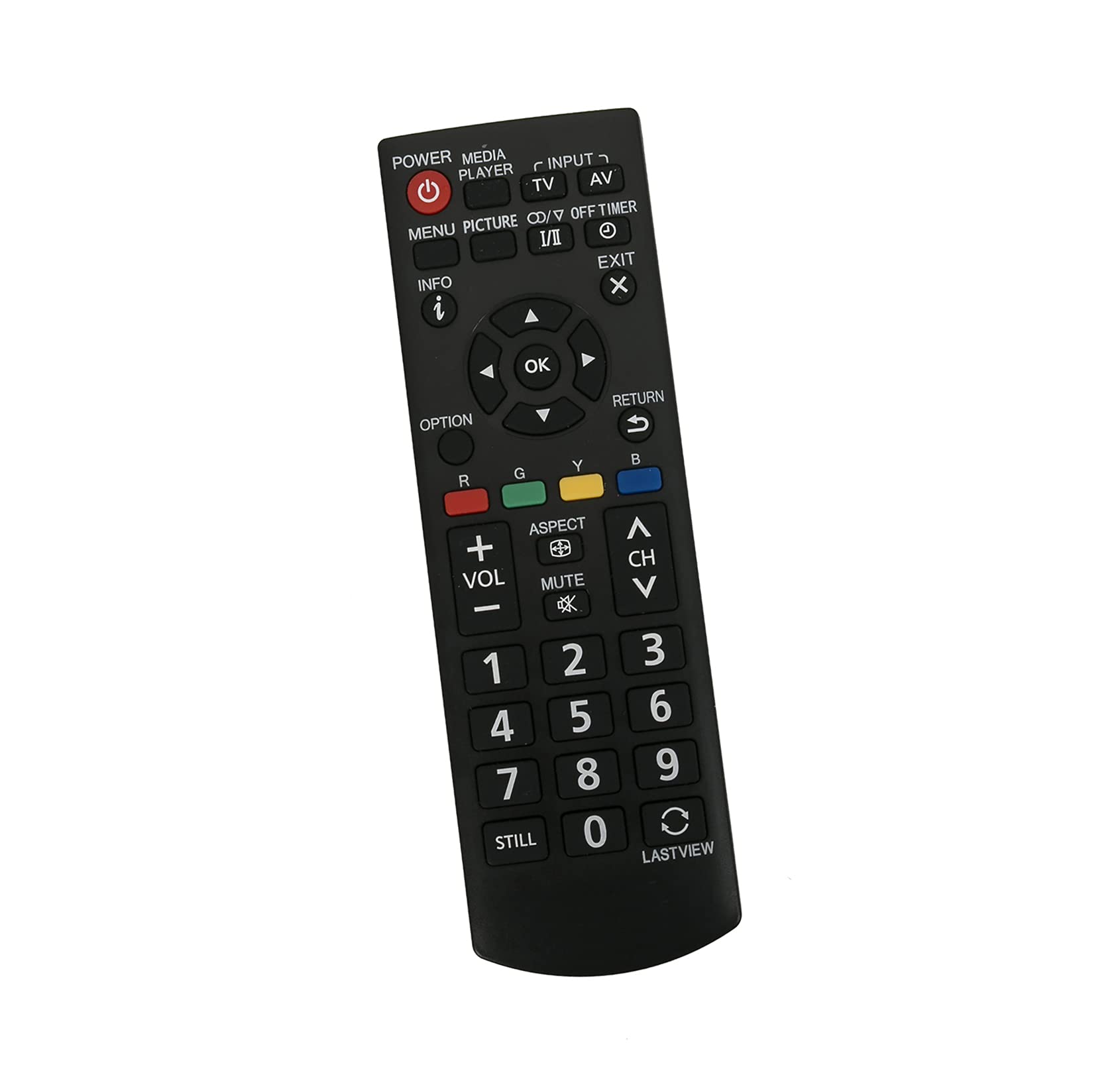 ALLIMITY N2QAYB000823 Remote Control Replace fit for Panasonic TH-L32B6X TH-L39B6G TH-L50B6G TH-L32B68G TX-24G310E TH-L32B60D TH-32A405D TH-L50B6K TX-43G320E TH-L32B6K TH-L39B68K TH-L39B6K TX-32G320E
