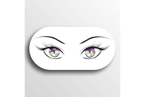 KCD VR Headset Controller Decal Sticker -Front Eyes Skin - Black and White Sexy