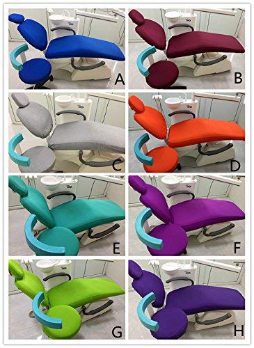 1 Set Dental Unit Cover Cloth Dentist Chair Protector Sleeves Washable Dentist Headrest Cushion